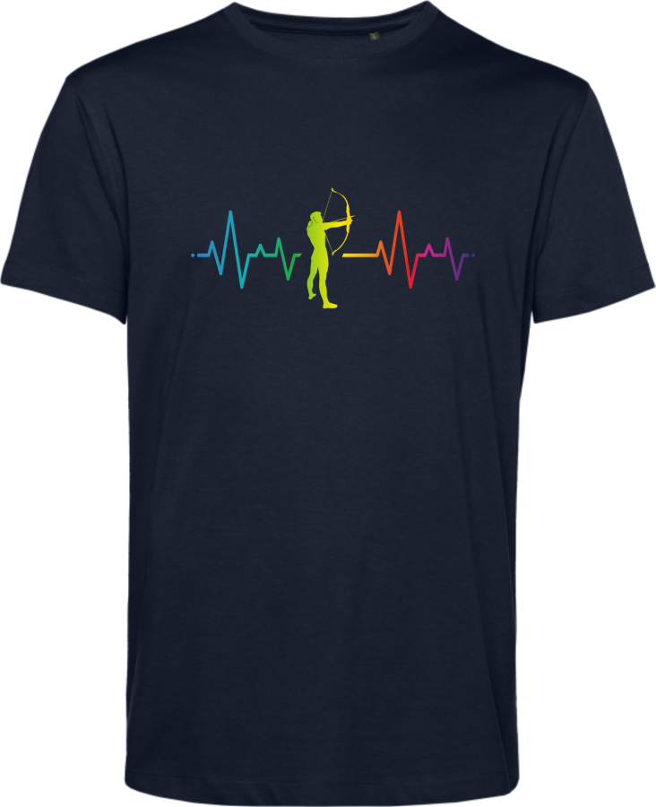 Bogensport T-Shirt "Heartbeat" Motiv 7